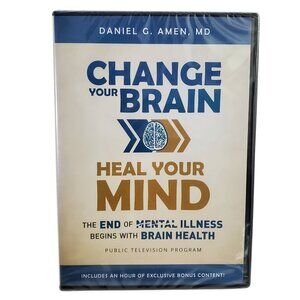 Daniel Amen Change Your Brain Heal Your Mind : The End of Mental Illness DVD NEW